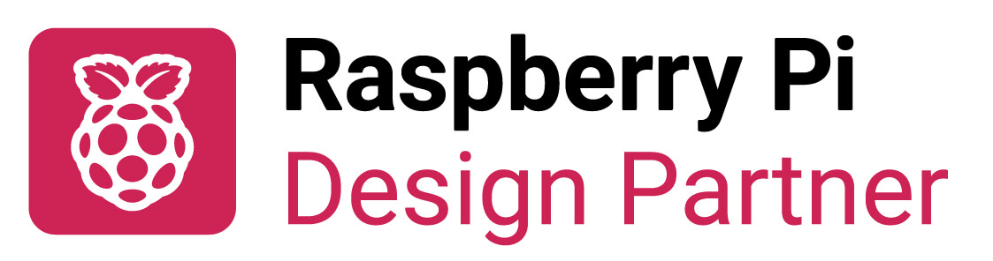 The Raspberry Pi Design Partner logo to help illustrate GB Electronics' partnership.